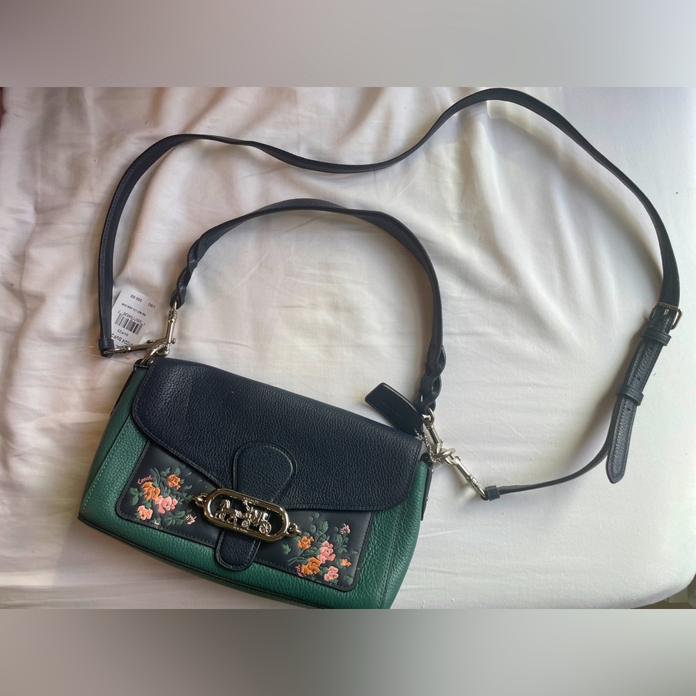 Floral Coach Shoulder Bag